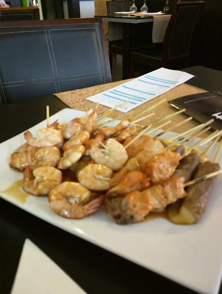 Brochettes Saumon Et Bœuf Fromage